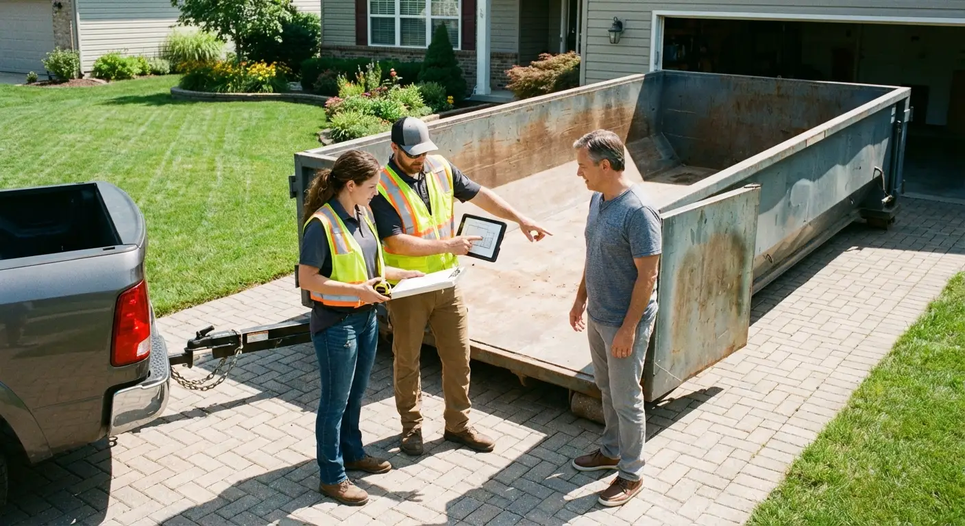 10 Yard Dumpster Rental Process in Fort Worth, TX