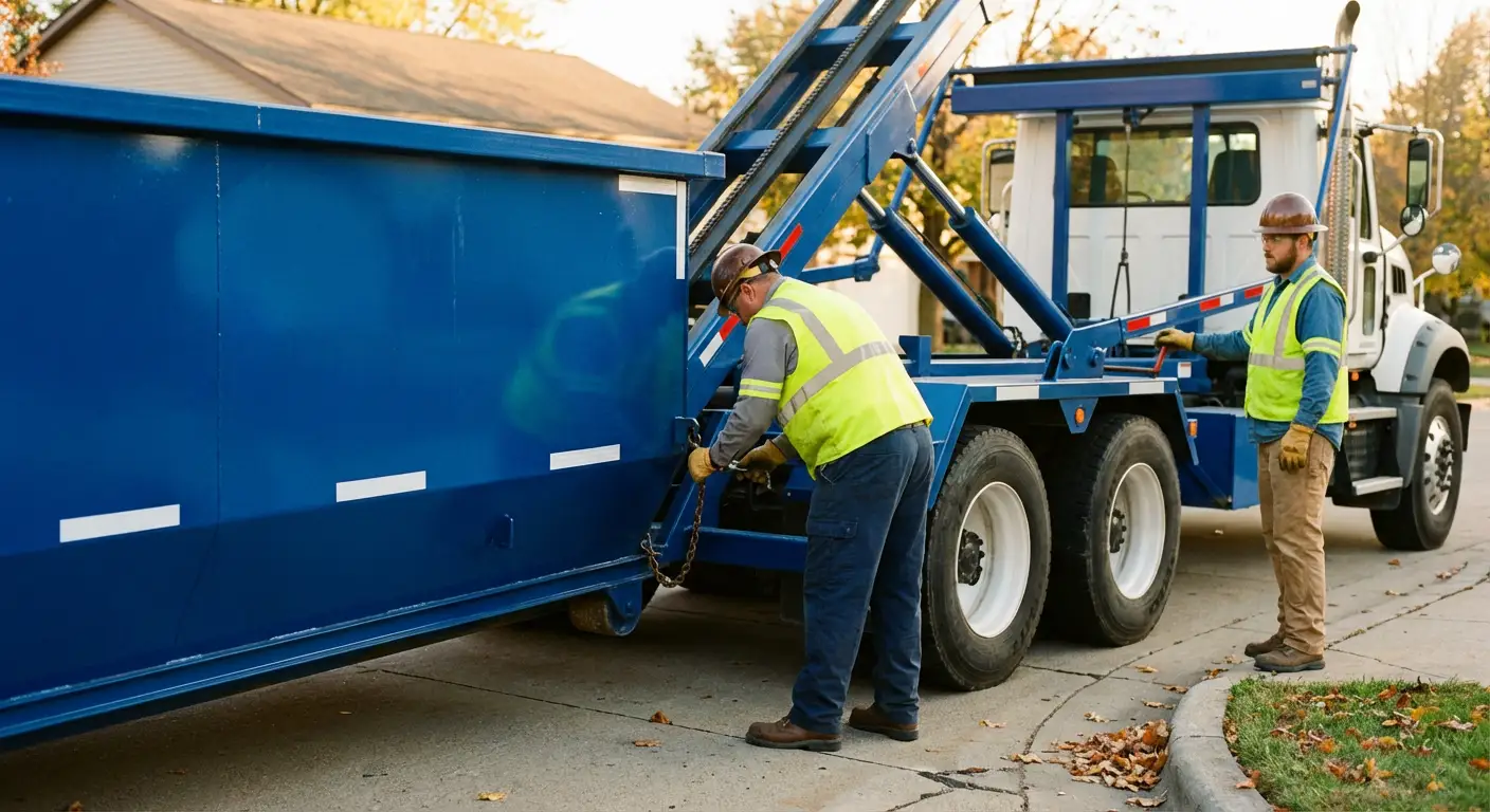 Dumpster delivery safety protocols in Fort Worth, TX