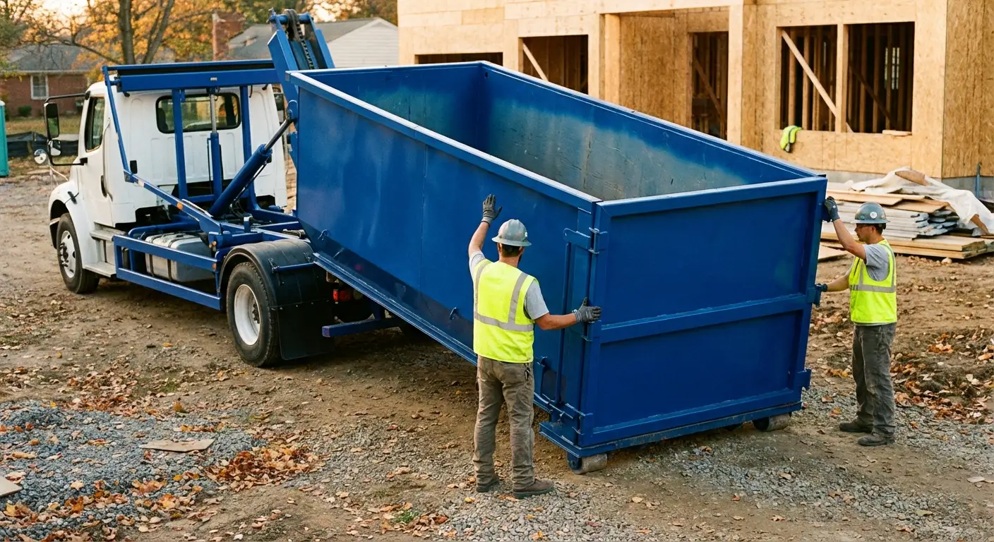 Construction dumpster delivery and waste management in Fort Worth, TX
