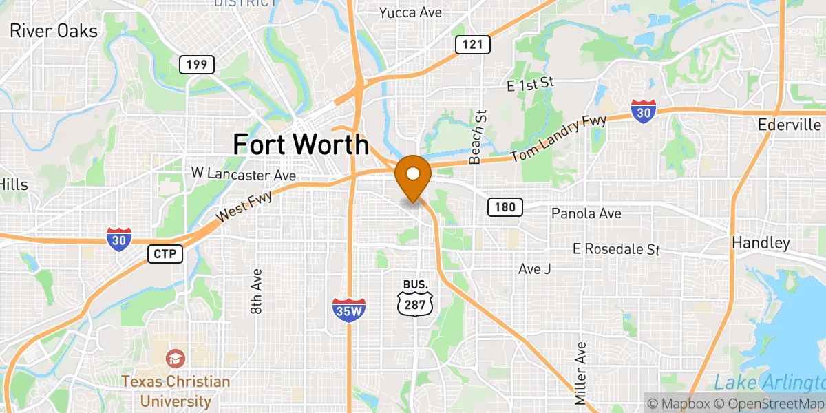 neighborhood map in Fort Worth, TX