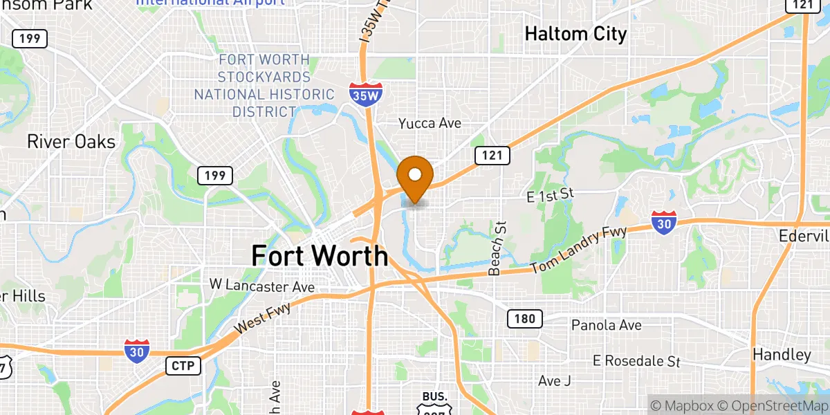 Fort Worth neighborhood map in Fort Worth, TX