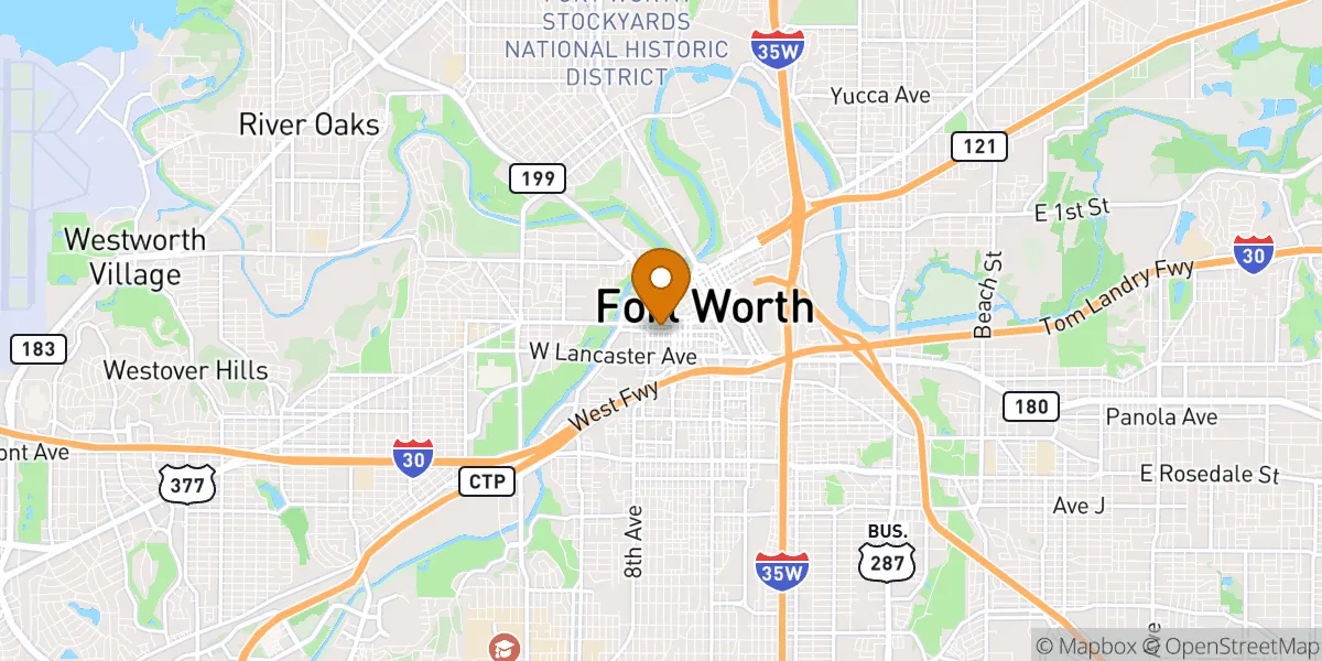  neighborhood map in Fort Worth, TX