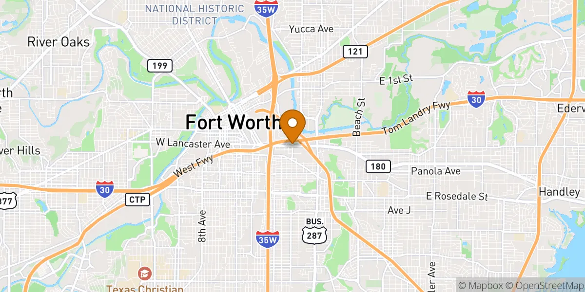  neighborhood map in Fort Worth, TX