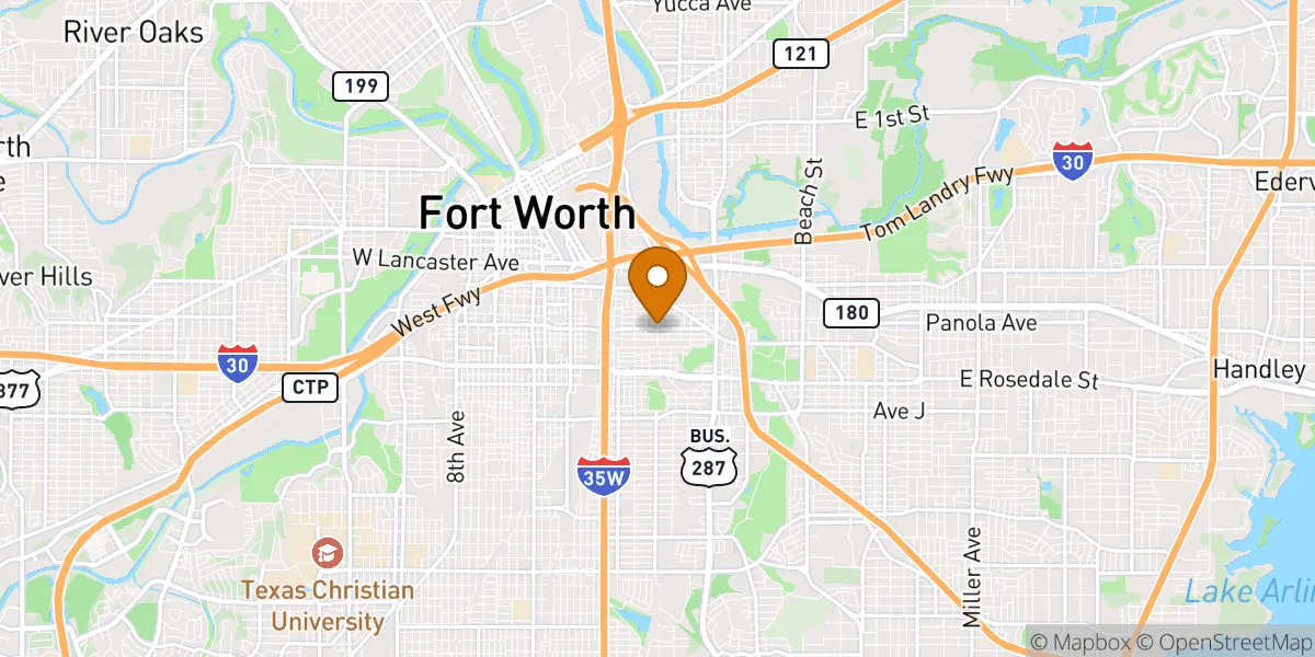  neighborhood map in Fort Worth, TX