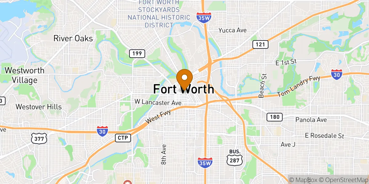  neighborhood map in Fort Worth, TX